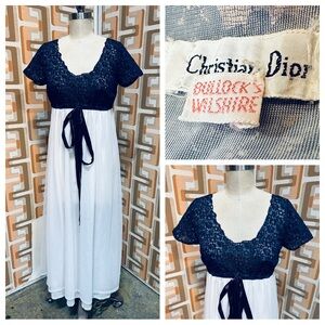 Christian Dior for Bullock’s Wilshire Vintage Label 1960s Dress